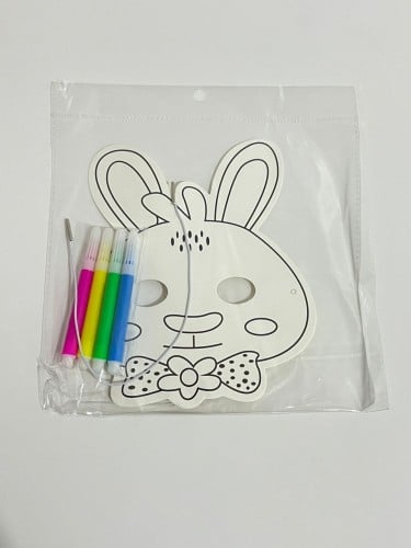 قناع مع الوان /12 قطعة