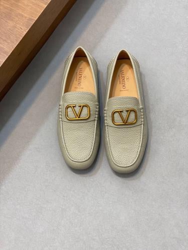 Valentino Leather VLogo Signature Loafers