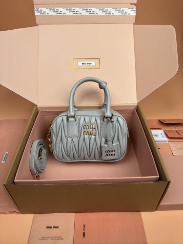 Miu miu Arcadie matelassé nappa leather mini-bag