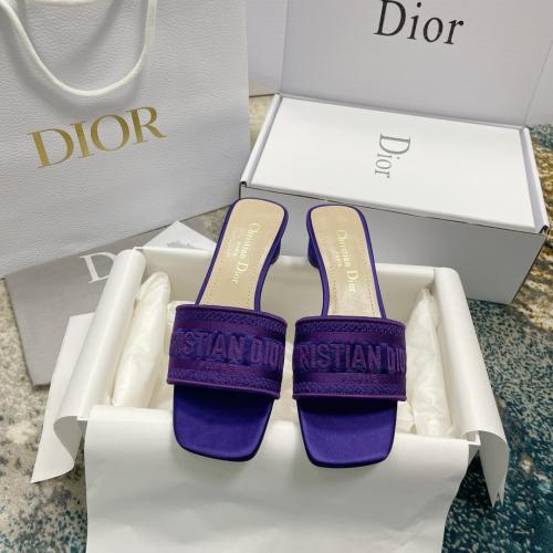 Christian Dior Canvas Slides
