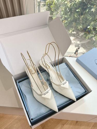 PRADA Decollete Slingback 75 Pumps
