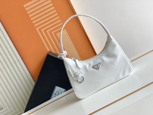 Prada logo-plaque mini bag
