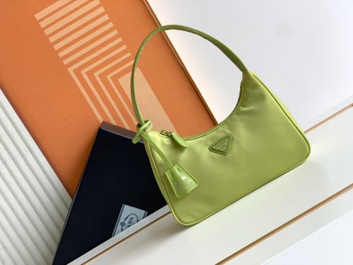 Prada logo-plaque mini bag