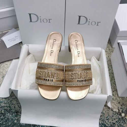 Christian Dior Canvas Slides