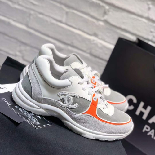 Chanel Sneaker 'White Fluo Orange'