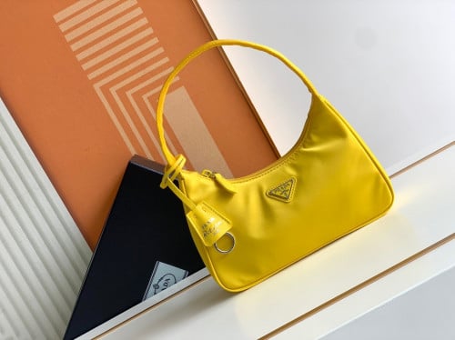 Prada logo-plaque mini bag