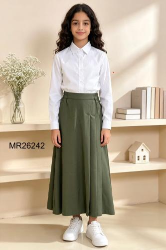 تنورة متوسط زيتي 26242