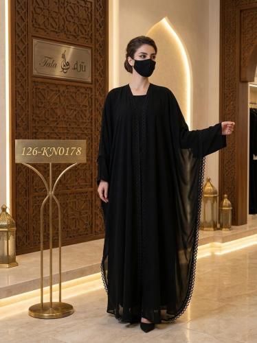 شيفون ساده طبقتين كلفه