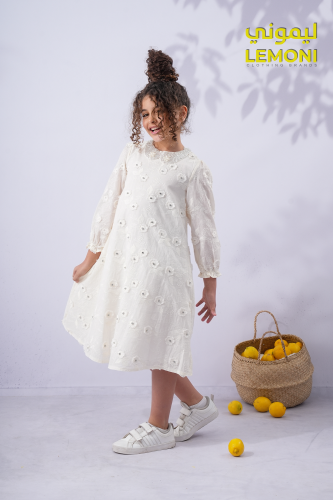 فستان ابيض ناعم 261341AB