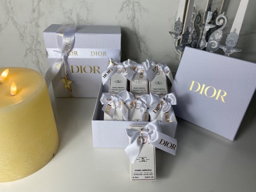 Box Dior + 10 Joy perfumes with Dior ribbon
