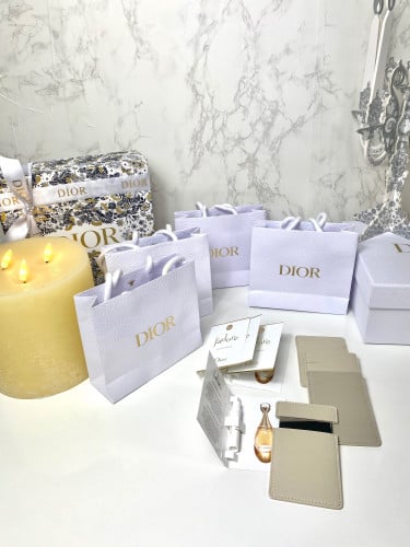 Original Dior perfume + leather mirror + original bag