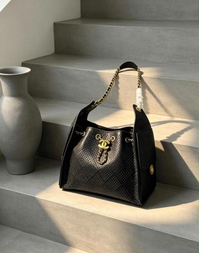 Chanel Perforated Bucket Bag