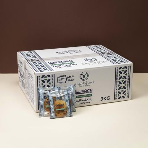 رهايف التمر بالقمح الابيض - 3 كجم