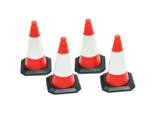 Yeah Racing 1/10 Scale Traffic Cone Accessory 4pcs...