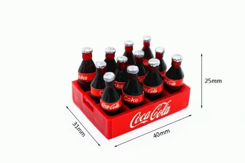XTRA SPEED 1/10 PLASTIC COKE PACK GARAGE SCALE ACC...
