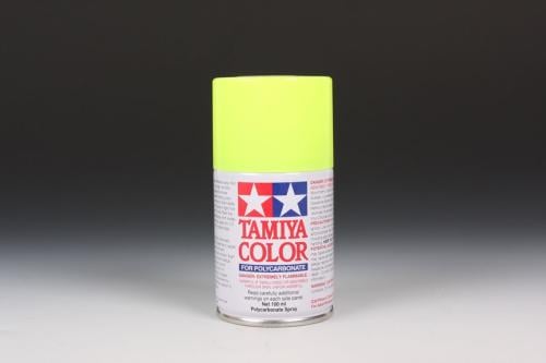 Tamiya PS-27 Fluorescent Yellow Lexan Spray Paint...