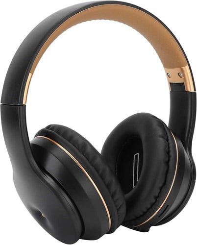 سماعة EL-B5 بلوتوث 5 أسود ذهبي من الداخل من الداخل...