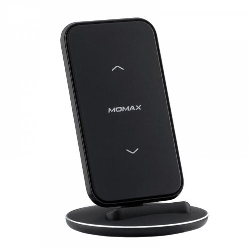 موماكس كيو دوك 5 شاحن لاسلكي سريع 15 واط اسود