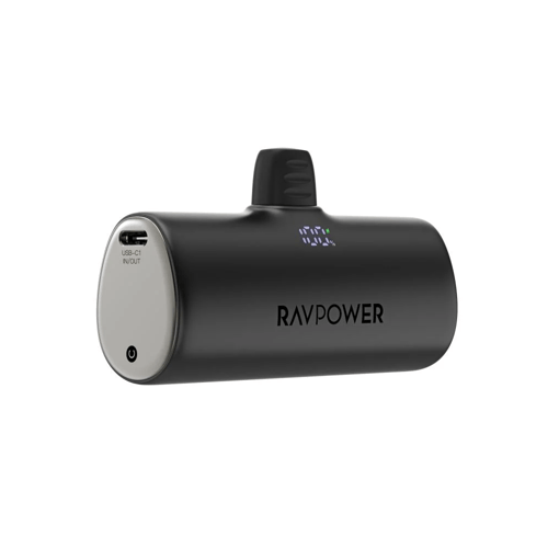 بطارية راف باور ميني سعة 5000 بشاحن تايب سي مدمج و...