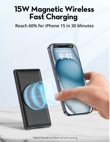 منصة راف باور 4 بطاريات بسعة 10000 ملي امبير شحن و...