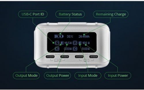 شاحن متنقل زندور سوبر تانك برو 26800 بقوة 100 واط...