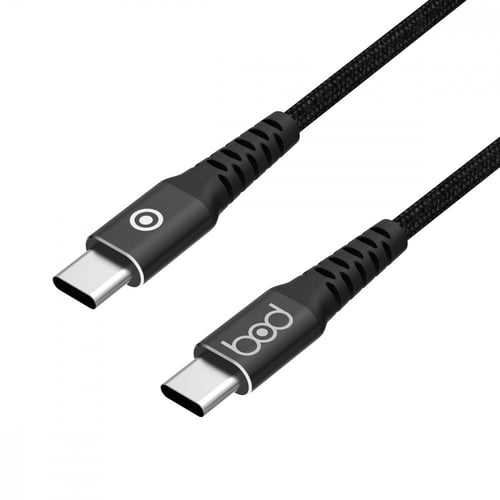 كيبل بود تايب سي تايب سي 1.20 م قماش اسود