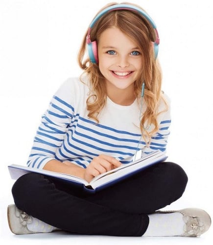 سماعة رأس جي بي ال أطفال جي ار 310 سلكيه -وردي سما...