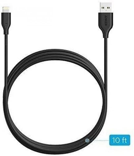 كيبل انكر ايفون ربل مقوى 3 م باور لاين الاصدار الث...