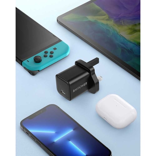 شاحن جداري راف باور 20 واط PD بايونير أسود