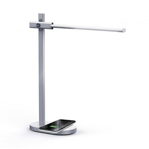 مصباح مكتبي مع شاحن لاسلكي سريع بقوة 10 واط 2 في 1...