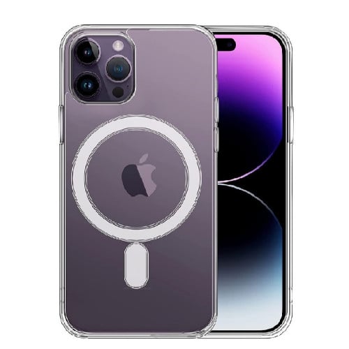 كفر حماية قير فور كريستال ماق سيف للايفون 14 برو ش...