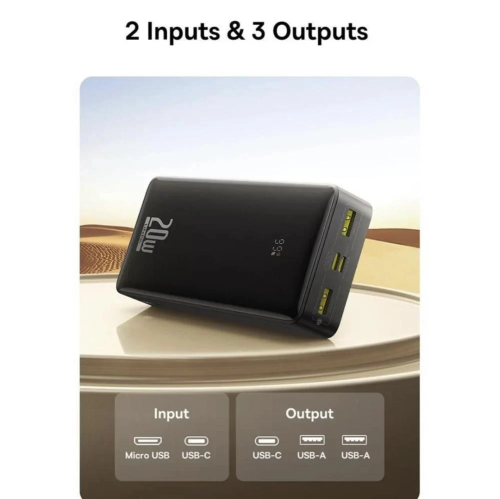 بيسوس - LifePO4 بطارية متنقلة رقمية 18400 امبير بق...