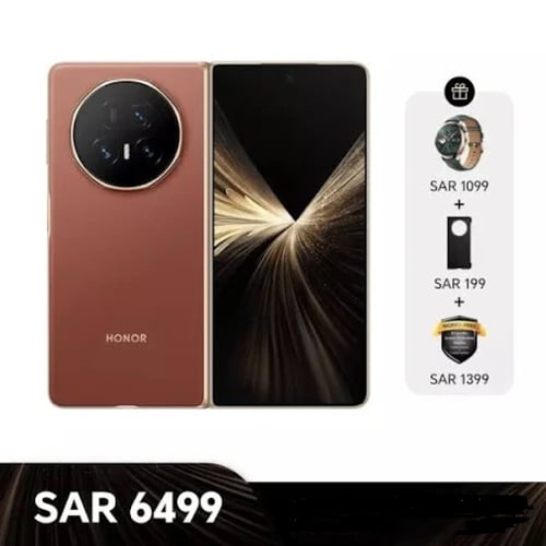 هونر ماجيك V5 فولد 5G سعة 512 جيجا-لون بني + هدايا...