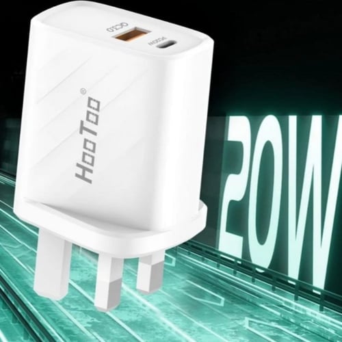 شاحن جداري هوتو بي دي 20 واط و usb كوالكم 3