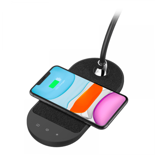 موماكس مصباح مكتبي وشاحن لاسلكي 2 في 1 بقوة 10 واط...