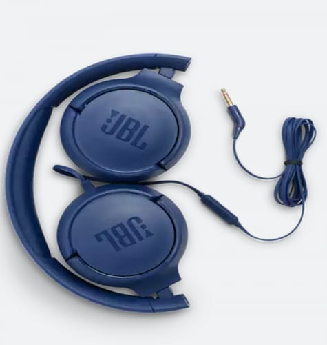 سماعات رأسية تون 500 سلكية - من جي بي إل - أزرق
