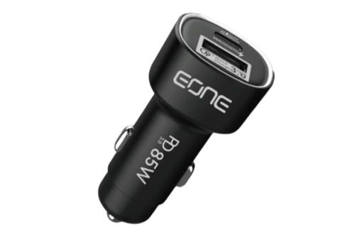 شاحن سيارة EONE سريع - 85 W منفذين USB-C USB- Aشحن...