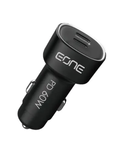 شاحن سيارة EONE سريع PD 60W – منفذين شحن USB- C شح...