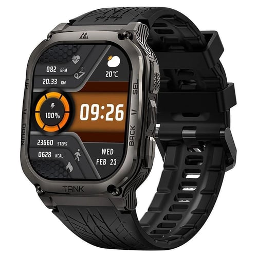 كوسبت - ساعة تانك M3 مقاس 49 مم - اسود