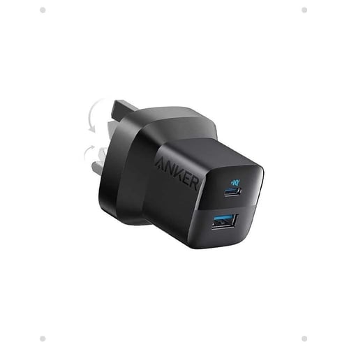 شاحن Anker المدمج 33 واط ثنائي المنافذ مع كابل USB...