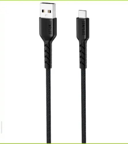 كيبل شحن سريع TENPLUS USB-A إلى Type-C نايلون 60W