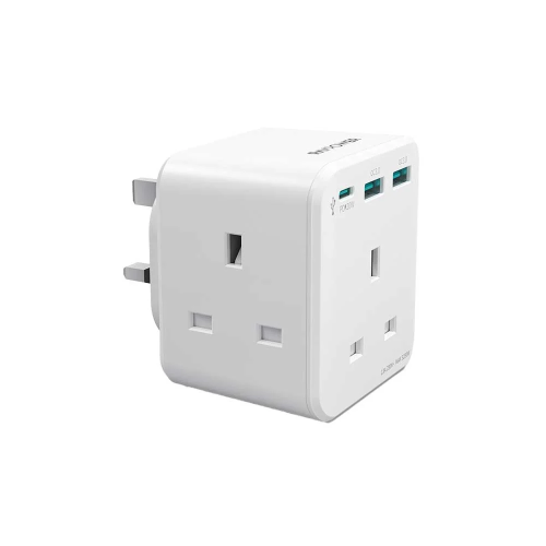 شاحن RAVPOWER 20W متعدد المنافذ – 3 منافذ اثنين Us...