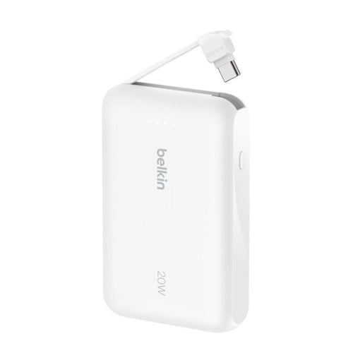 باور بانك Belkin BoostCharge 10K مع كيبل مدمج – شح...