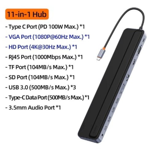 بيسوس - محول منافذ 11 في 1