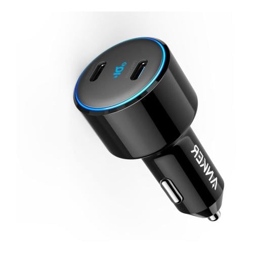 شاحن سيارة انكر Power Drive بمنفذين تايب سي بقوة 4...