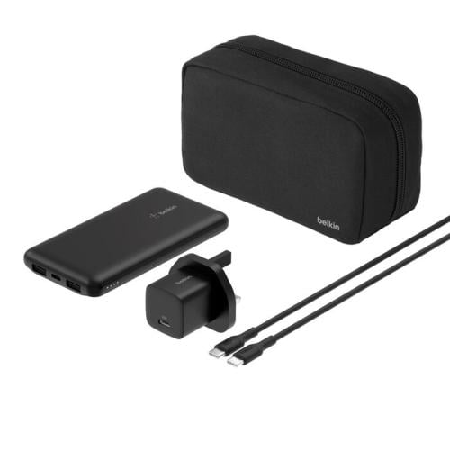 باقة Belkin BoostCharge – باور بانك 10K + شاحن جدا...