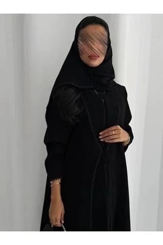 عباية داليا بتصميم كلاسيكي نص كلوش