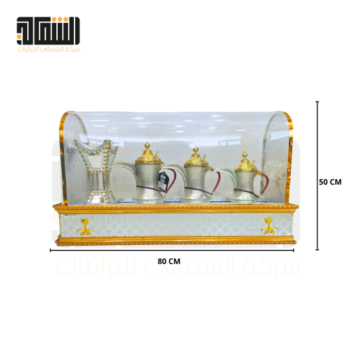 بوكس نحاس للاستخدام اليومي لون فضي ذهبي