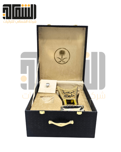 صندوق مبخرة اسم مع علبة عود