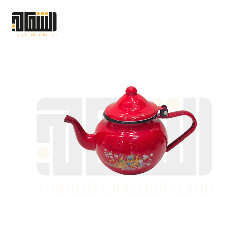 إبريق شاهي روماني قديم باللون الأحمر حجم 400 مل